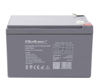 Qoltec Akumulator AGM 12V 12Ah - 1238923 - zdjęcie 2